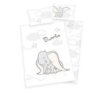 Disney Dumbo Parure de lit pour bébé, 100 x 135 cm, 100 % coton