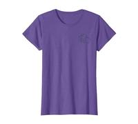 Disney Dumbo Simple Dumbo Portrait Pocket T-Shirt, Femme, Violet Chiné, S