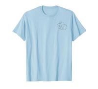 Disney Dumbo Simple Dumbo Portrait Pocket T-Shirt, Homme, Bleu Céleste, S