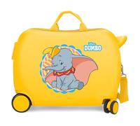 Disney Dumbo Valise Enfant Ocre 50 x 39 x 20 cm Rigide ABS Fermeture à Combinaison latérale 78 L 1,8 kg 4 Roues Bagages à Main, Citronier, Valise pour Enfant