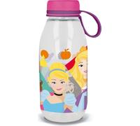Disney Ecozen - Gourde fille claire de Tritan Princesses Cendrillon Belle au bois dormant Beauté Jasmine 460 ml avec capuche et poignée de silicone