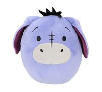Disney Eeyore Coussin douillet 22 cm - Coussin en peluche doux avec figurine Bourriquet - Doudou & coussin en un - Cadeau pour enfant - Personnage original de Winnie l'ourson
