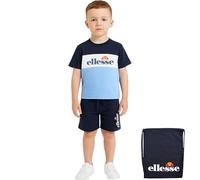 Disney ELLESSE SJ00372 S1-6/7 Ensemble 3 pièces pour enfant, 1 t-shirt, 1 short et 1 poche (1 à 8 ans), mixte, garçon, fille, veste, sweat, chemise, t-shirt, short, pantalon, ensembles, modèle SJ00372