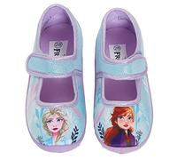 Disney Elsa Anna Chaussons de danse pour fille La Reine des neiges, Bleu/violet, 30 EU