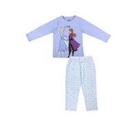 Disney Elsa et Anna Pyjama pour Fille, Ensemble 2 Pièces T-Shirt et Pantalon Long, Pyjama Design La Reine des Neiges (FR/ES, Âge, 7 Ans, 8 Ans, Taille Normale)