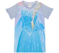 Disney Elsa La Reine des Neiges/Frozen Robe à Manches Courtes pour la Nuit 3-4 Ans 104
