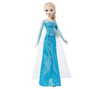 Mattel Poupée chantante Elsa La Reine des Neiges tenue iconique chanson «Libérée, délivrée» 4 langues