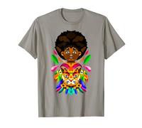 Disney Encanto Antonio Madrigal Animal Rainbow Print T-Shirt