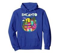 Disney Encanto Casita Circled Title Font Sweat à Capuche, Unisexe pour adultes, Bleu Royal, M