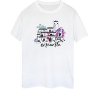 Disney - "Encanto Casita" T-shirt pour femme BI22429 (S) (Blanc)