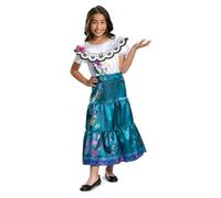 Disney Encanto - Costume Enfant Mirabel Madrigal avec Jupe et Haut Colorés - Sous Licence Officielle Disney - Robe Encanto Fille 5-6 Ans ou Cadeau Enfant Collection Encanto pour Halloween ou Carnaval