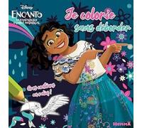 Disney Encanto - Je colorie sans déborder - Livre de coloriage avec bords en relief - Dès 3 ans