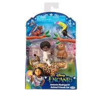 Disney Encanto - JK225581 - Ensemble Figurine Antonio + Animaux - Antonio Madrigal & 1 Jaguar, 1 Toucan, 1 Capybara et 1 Coati