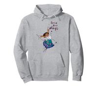 Disney Encanto Mirabel Butterfly Spread Your Wings Sweat à Capuche, Unisexe pour adultes, Gris Chiné, M