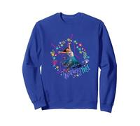 Disney Encanto Mirabel Uniquely Me Pink Butterfly Sweatshirt, Unisexe pour adultes, Bleu Royal, S