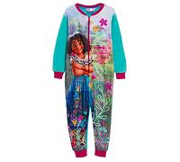 Disney Encanto Onesie pour Filles Mirabel Pyjamas Enfants Polaire Tout en Un Pjs Madrigal Loungewear