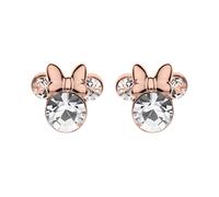 Disney Enfants Boucles d'oreilles Mickey Mouse Argent 925 Cristaux blancs E905104PRWL