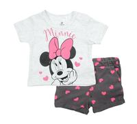 Disney Ensemble Bébé Minnie - Tenue confortable et élégante pour bébé fille, idéale pour le quotidien - Taille 6 Mois - Blanc