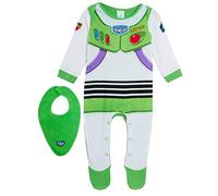 Disney Ensemble cadeau pour bébés avec grenouillère motif Buzz L’Éclair de Toy Story 4 et bavoir bandana - - 18 mois