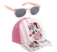 Disney Ensemble Casquette et Lunettes de Soleil Minnie Mouse McQueen pour Enfants | Lunettes de Soleil avec Protection UV400 et Casquette d’Été pour Voyages et Activités en Plein Air