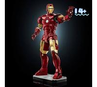 Disney - ensemble de construction Iron Man Mark 3, 1297 pièces, jouet éducatif Avengers, blocs d'assemblage, modèle de collection, pour cadeau, 76344 no box-F