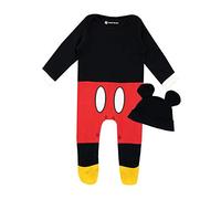 Disney - Ensemble de Dors Bien et Bonnet - Mickey Mouse - Bébé Garçon - Rouge - 12-18 Mois