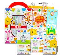Disney Ensemble de livres pour bébé Winnie l'ourson My First Board - Ensemble avec 12 livres Winnie l'ourson pour tout-petits, enfants et plus encore | Jouets éducatifs Winnie l'ourson