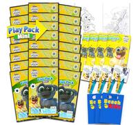 Disney Ensemble de mini cadeaux de fête pour enfants - Ensemble de 24 mini packs de jeu Grab n Go avec pages de coloriage, autocollants et plus encore | Fournitures de fête d'anniversaire pour chiots