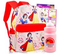 Disney Ensemble de mini sac à dos Blanche-Neige de 30,5 cm avec sac à dos Blanche-Neige de 30,5 cm, bouteille d'eau, autocollants, plus | Sac à dos Blanche-Neige pour petites filles, Sac à dos
