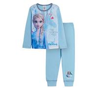 Disney Ensemble de Pyjama 2 pièces La Reine des Neiges II pour Filles 'The North Calls', Bleu, 9-10 Ans