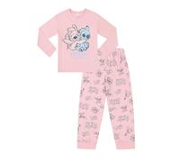 Disney Ensemble de pyjama Lilo et Stitch Long Stitch et Angel en rose pour filles, rose, 13 ans