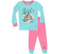 Disney - Ensemble De Pyjamas - La Petite Sirène - Fille - Bien Ajusté - Multicolore - 6-7 Ans
