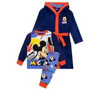 Disney Ensemble de Pyjamas Robe Garçon Mickey Mouse Bleu 4-5 Ans