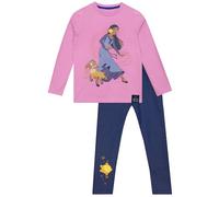 Disney Ensemble Haut et Leggings Wish | Ensemble Fille Asha et Wish Coordonné | Tenues et Ensembles de Vêtements pour Filles | Rose | 3-4 Ans