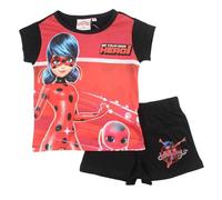 Disney Ensemble Ladybug Fille, Noir, 10 Ans