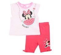 Disney Ensemble Minnie Bébé Fille, Rose, 12 Mois