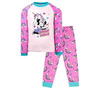Disney Ensemble Officiel de Minnie Mouse pour Les Filles | 3-8 Ans | Pyjama à Manches Longues Minnie Mouse Rêves de Licorne | Costume de Minnie Mouse 100% Coton | Marchandise Officielle -