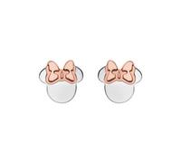 Disney ES00008TL.CS Boucles d'oreilles Femme Fille Minnie Mouse Argent Or Rose