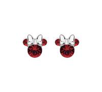 Disney ES00028SJANL.CS Boucles d'oreilles Petite fille Minnie Mouse Rouge Janvier Argent
