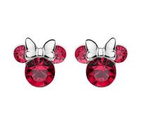 Disney ES00028SJUYL.CS Boucles d'oreilles petites filles Minnie Mouse rouge juillet argent