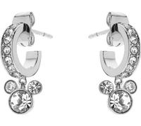 Disney ES00039RRWL.CS Boucles d'oreilles Femme Fille Mickey Mouse Blanc Argent