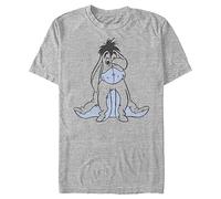 Disney Esquisse de Base Bourriquet T-Shirt, Athletic chiné, S Homme