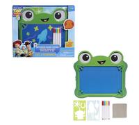 Disney et Pixar Toy Story 5 Glow Lilypad - Tablette de Dessin effaçable à Sec, Planche Lumineuse avec feutres néon et pochoirs, Jouet pour Enfants dès 3 Ans