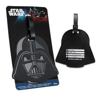 Disney Étiquettes de Bagage, Étiquette d’Identification pour Valise ou Bagage Voyage Avion Train Accessoire Stitch (Noir Dark Vador)