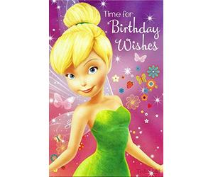 Disney Fairies - Fée Clochette Temps pour Souhaits d'anniversaire Carte d'anniversaire
