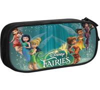 Disney Fairy Trousse De Maquillage Portable Pour Femme Avec Fermeture Éclair Et Pochette Intérieure Lavable Et Étanche