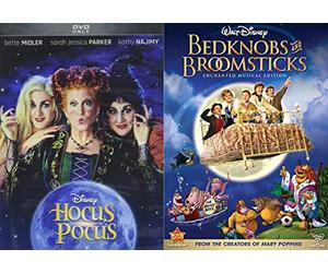 Disney Family Magical Witchy Halloween 2-DVD Bundle - Hocus Pocus & Bedknobs and Broomsticks 2-Movie Collection