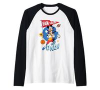 Disney FAN-tastic Dad Mickey Mouse Goofy Sports Father's Day Manche Raglan
