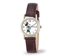 Disney Femme Analogique Quartz Japonais Montre avec Bracelet en Cuir NEW000552