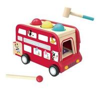 Disney figurine et xylophone Bus à impériale 30 cm bois rouge Multicolore G
